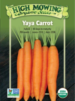 Yaya F1 Carrot Organic Seeds